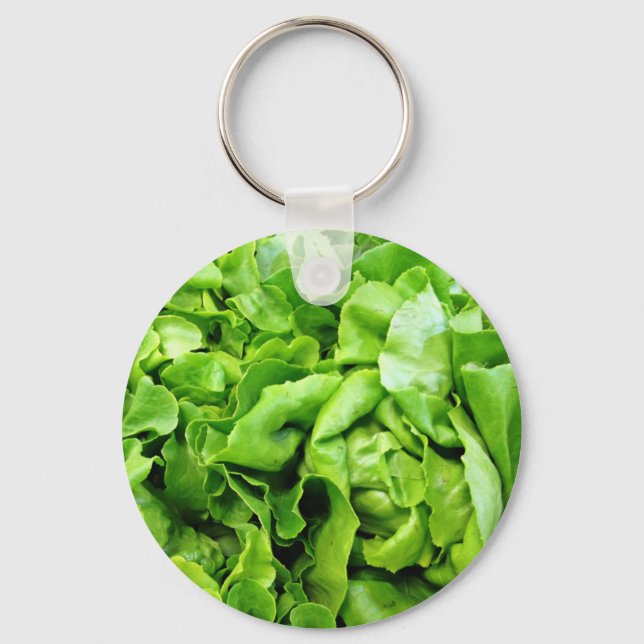 Green Lettuce Key Ring (Front)