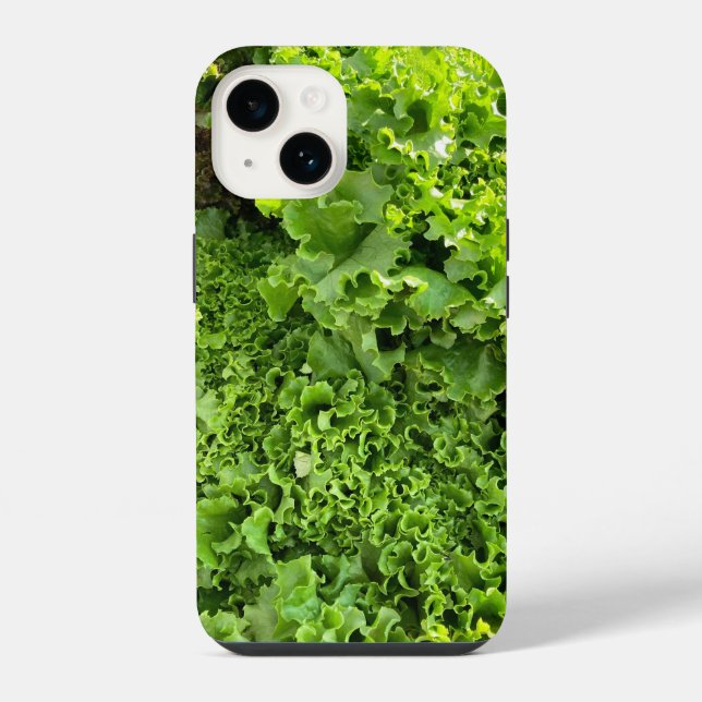 Green Lettuce Love iPhone Case (Back)