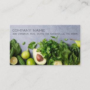 Green Lifestyle Healthy Life Business Card