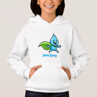 Green Lifestyle Water Drop Character