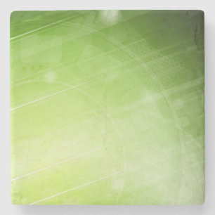 Green light design in hi-tech style stone coaster
