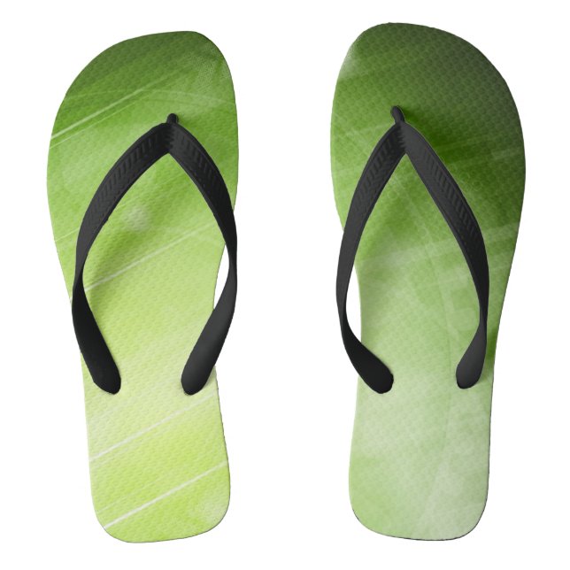 Green light design in hi-tech style thongs (Footbed)