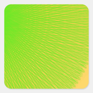 green light  green colour shine upon you square sticker