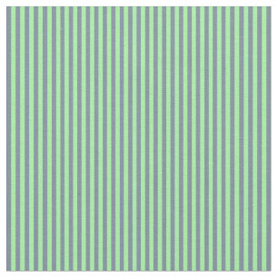 Green & Light Slate Grey Lines Fabric
