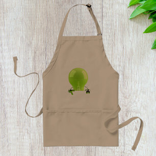 Green Lightbulb Apron