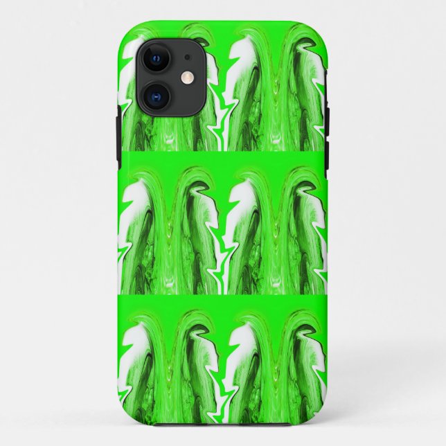 Green lightning Case-Mate iPhone case (Back)