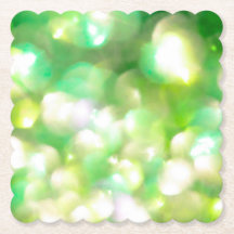 Green Lights Paper Coaster