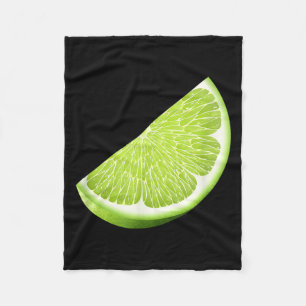 Green Lime Halloween Costume Group Funny Lime Fleece Blanket