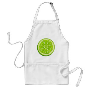Green Lime  Kitchen Apron