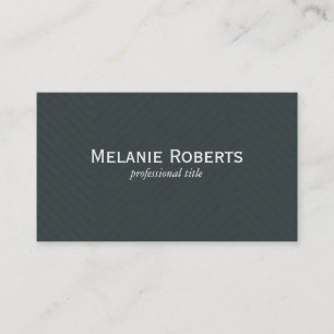 Green Linen Pattern Business Card