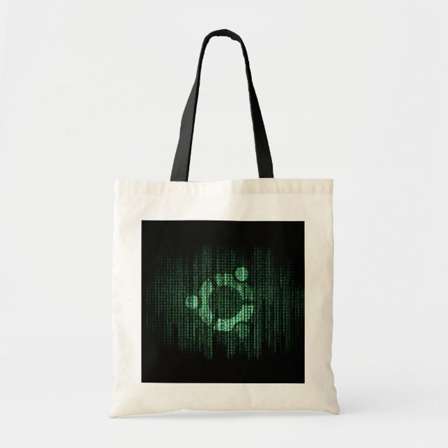 Green Linux Terminal Tote Bag (Front)