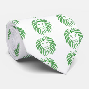 Green Lion Head Tie