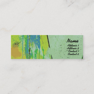 Green Lips - Skinny Mini Business Card