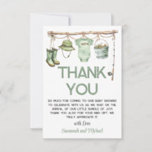 Green Little Fisherman Baby Shower