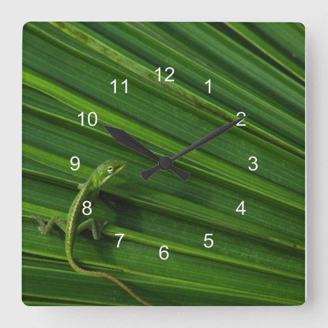 Green Lizard Clock (Front)