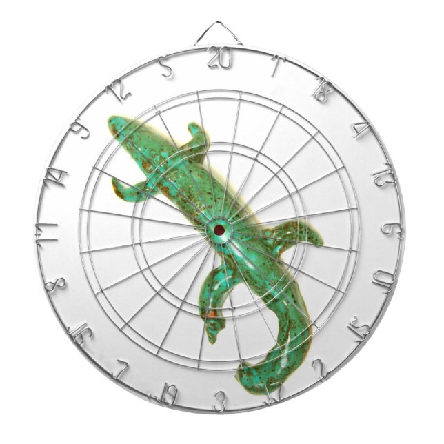green lizard dartboard (Front)