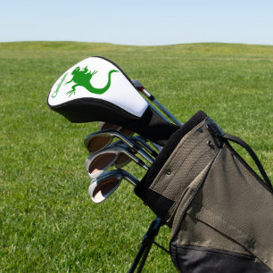 Green Lizard Design Golf Head Cover