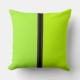 Green Lizard & Lime Solid Colour Background Cushion