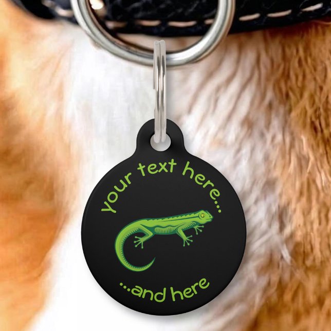 Green Lizard Pet Tag (Creator Uploaded)