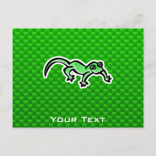Green Lizard Postcard