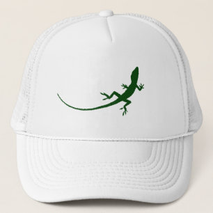 Green Lizard Silhouette Cap