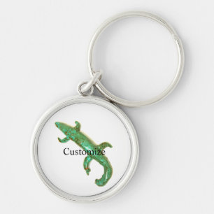 Green lizard Thunder_Cove Key Ring