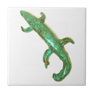 green lizard tile