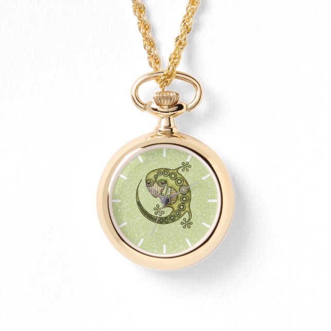 Green Lizard Watch (Front)