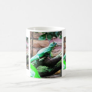 Green lizards coffee mug