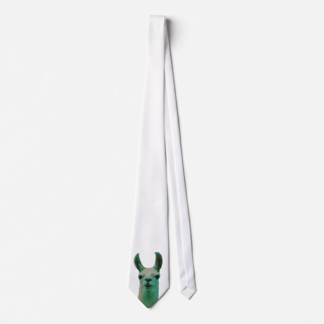 Green Llama Tie (Front)