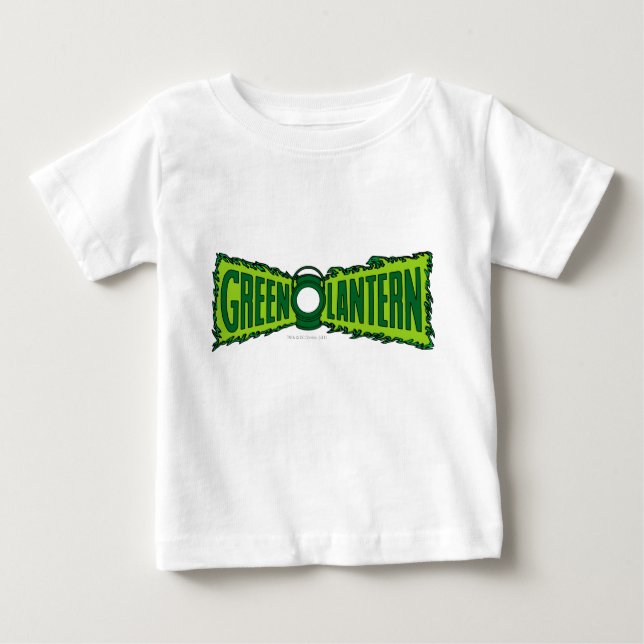 Green Logo Flames Baby T-Shirt (Front)