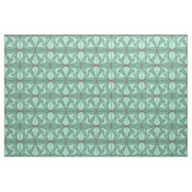 Green Lotus fabric