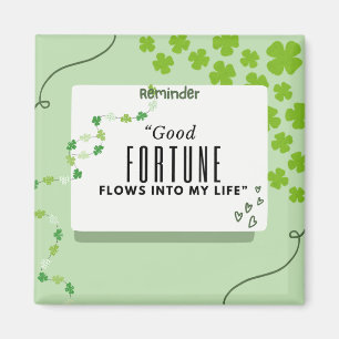 green lucky magnet
