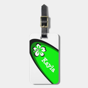 Green Luggage Bag Tag