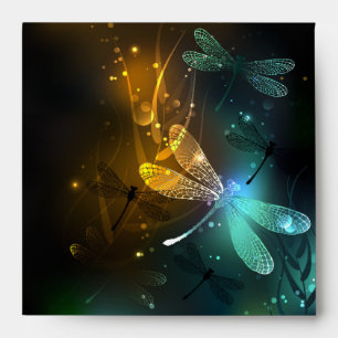 Green luminous dragonfly flight envelope