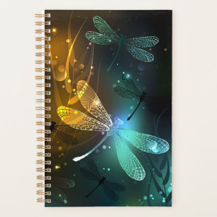 Green luminous dragonfly flight planner