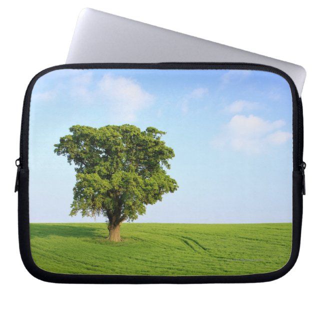 Green, Lush, Laptop Sleeve (Front)