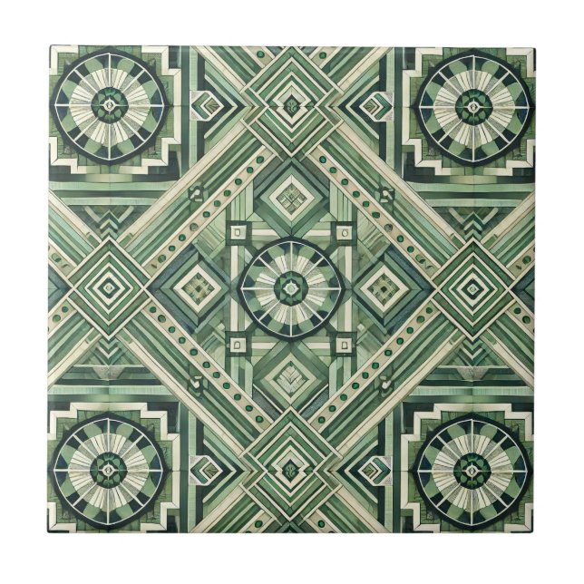 Green Machine Ceramic Tile (Front)
