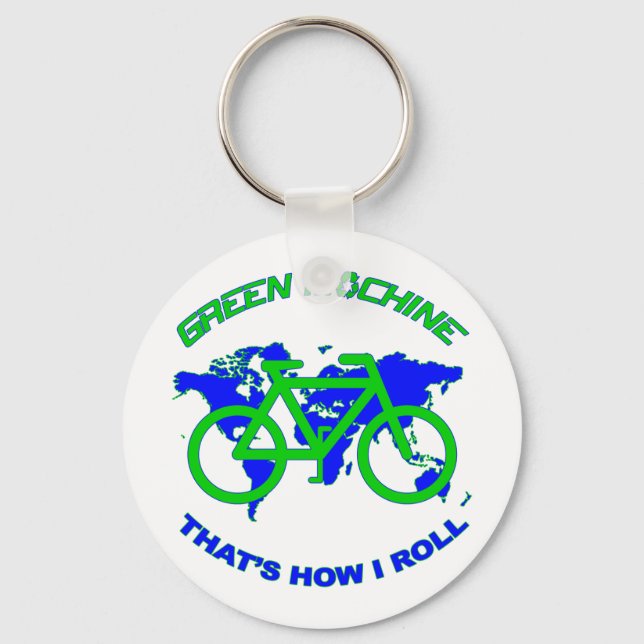 Green Machine Key Ring (Front)