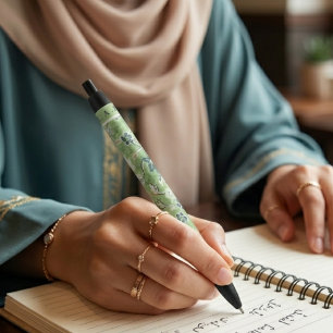 Green Madinah Masjid Nabawi Carpet Pattern Pen