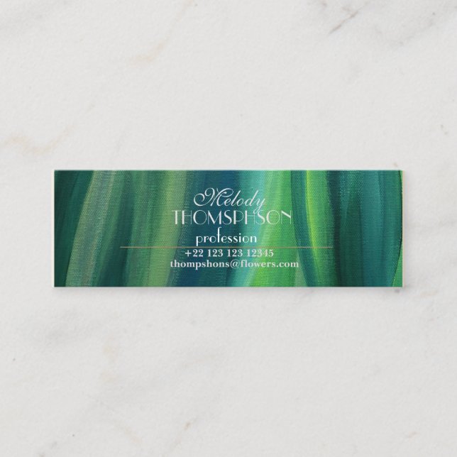 Green magic  Business Cards (Front)
