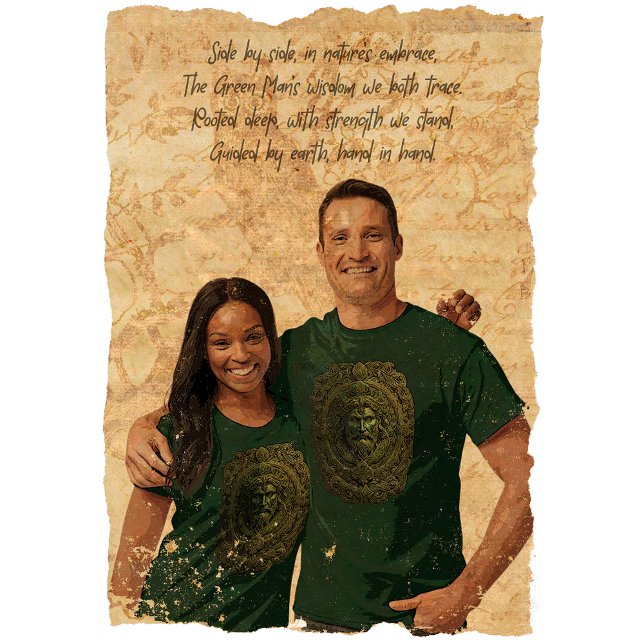 Green Majesty: Green Man  T-Shirt (Creator Uploaded)