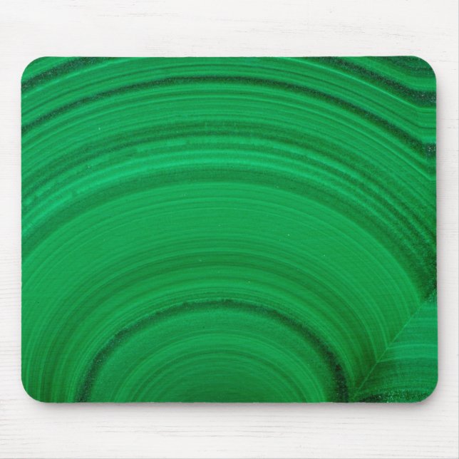 Green Malachite Close-Up Mouse Pad (Front)