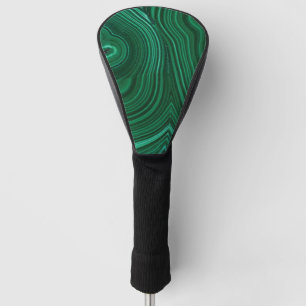 Green malachite gemstone  golf head cover