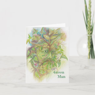 Green Man 2 Card