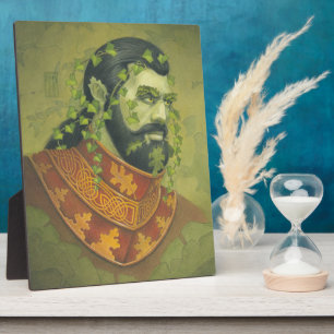 Green Man as the Green Knight Plaque