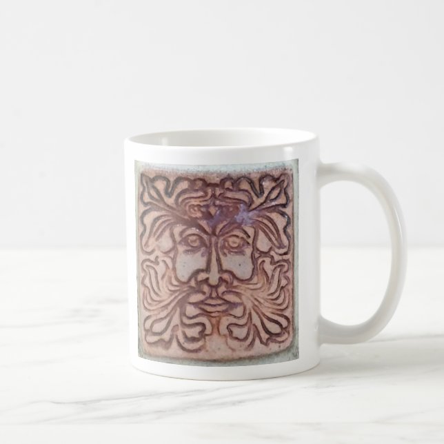 Green Man Coffee Mug (Right)