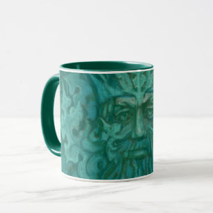 Green Man, Forest King, Pagan God, Fantasy Art Mug