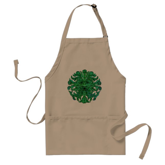 Green Man Gaze Standard Apron (Front)