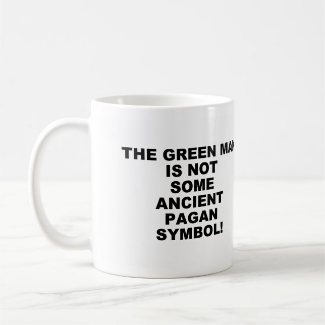Green Man Mug (Left)